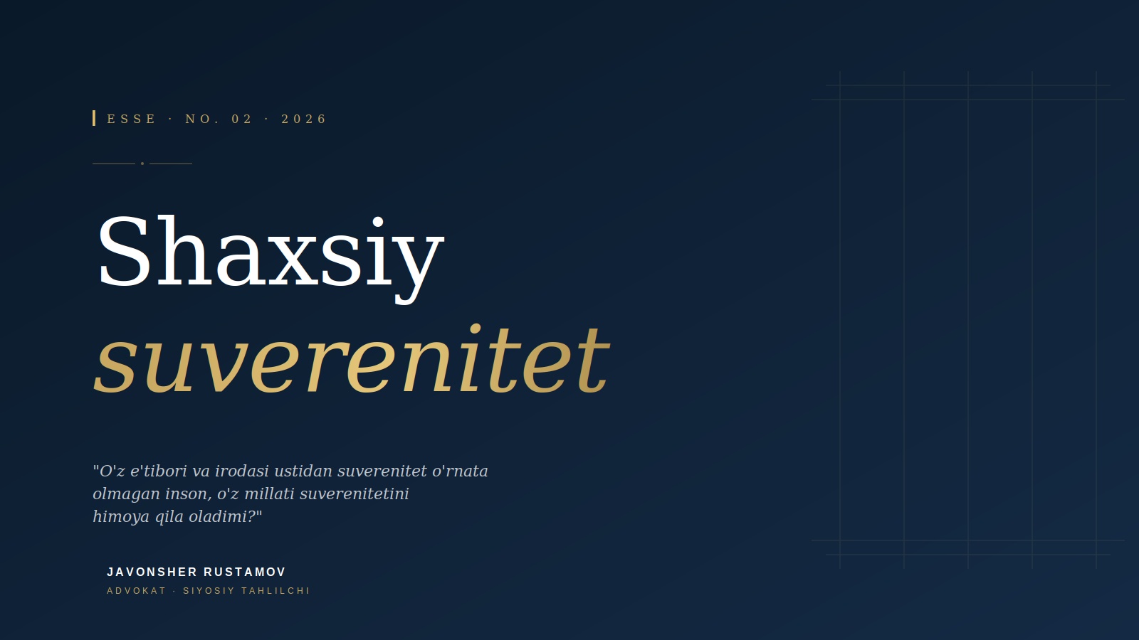 Shaxsiy suverenitet